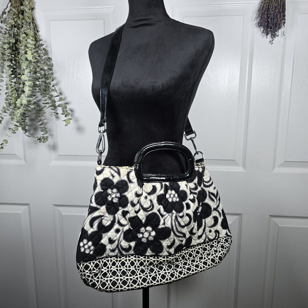 Vera Bradley Purse Charleston Night & Day Tote Handle & Removable Shoulder Strap